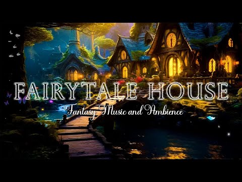 Peaceful FairyTale House at Night's | Enchanted Magical Music & Soothe Sound - Heals the Mind, Relax