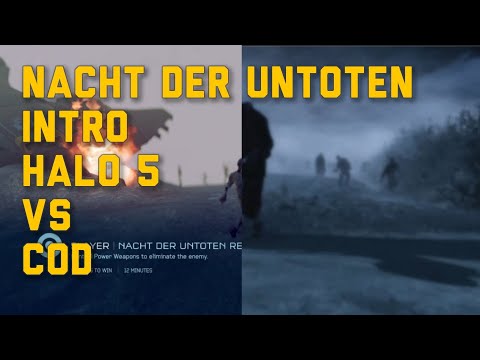 Nacht Der Untoten - Intro remade in Halo 5 Forge