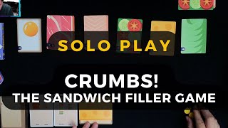Crumbs! The Sandwich Filler Game Solo Playthrough | DaniCha