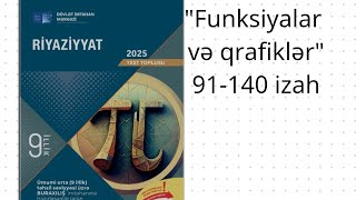 Funksiyalar və qrafiklər 91140    9 illik Riyaziyyat test toplusu 2025