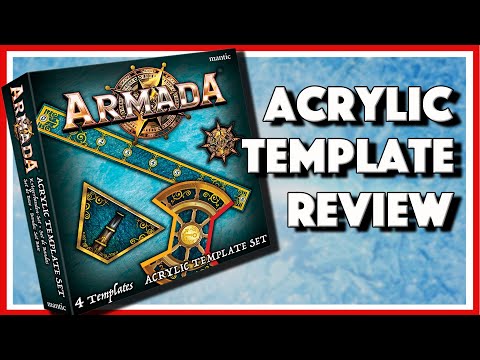 Kings of War Armada - Acrylic Templates Review - Exclusive First Look!