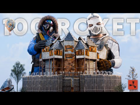 KARLIK ALANA KURULUP BÜTÜN DÜŞMANLARIMIZI RAİDLEDİK (100 ROKET) I Rust Türkçe