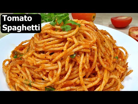 Spaghetti in Tomato Sauce - Basic Tomato Spaghetti Recipe