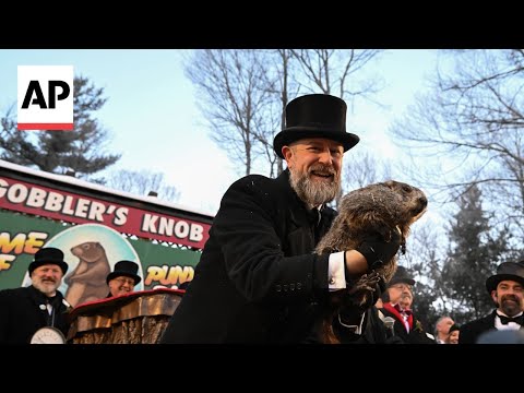 Video Thumbnail: Groundhog Day 2026: Punxsutawney Phil sees shadow, predicts more winter