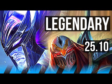 SYLAS vs ZED (MID) | 12 solo kills, Legendary | EUW Diamond | 25.10