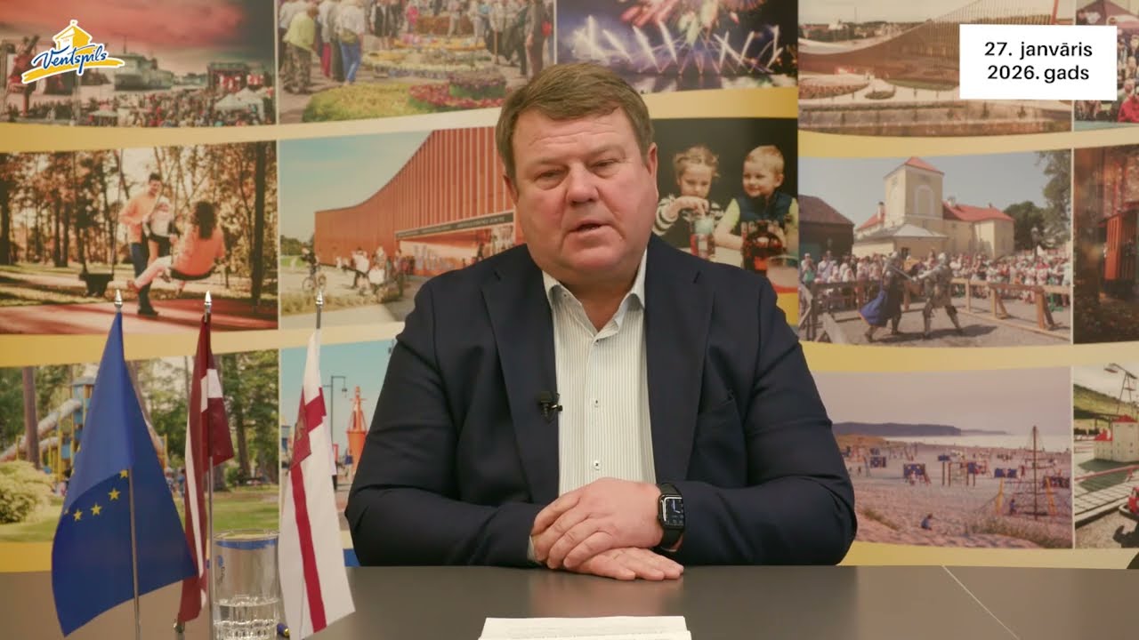 VIDEO: A.Gūtmanis par Ventspils pilsētas aktualitātēm – 27.01.2026.