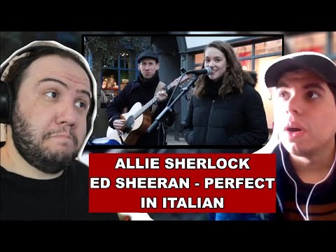 Allie Sherlock -  Perfect by Ed Sheeran in Italian | TEACHER PAUL REACTS