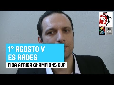 1° Agosto (ANG) v ES Radès (TUN) - Press Conference - 2014 FIBA Africa Champions Cup for Men