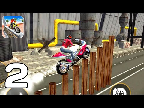 Real Mega Bike Racing Game - Industrial Level 11-15 Part 2 (Android GamePlay Walkthrough)