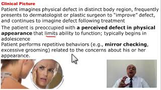 (18) Body Dysmorphic Disorder    #CME #Internal_Medicine #USMLE #Psychiatry #محاضرات_باطنة #Medical