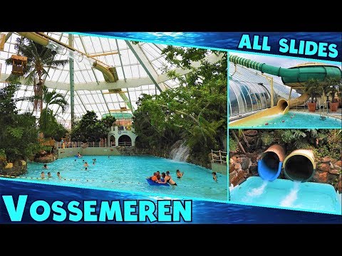 Aqua Mundo view & All water slides at Center Parcs Vossemeren!!