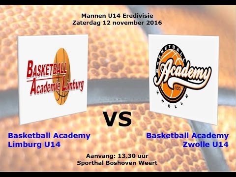 BA Limburg U14 - BA Zwolle U14, 1e kwart, 12-11-2016