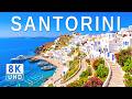 Santorini 8K Drone Footage | Cliffside Villages, Crystal Waters & Aegean Bliss UHD DEFAULT Thumbnail