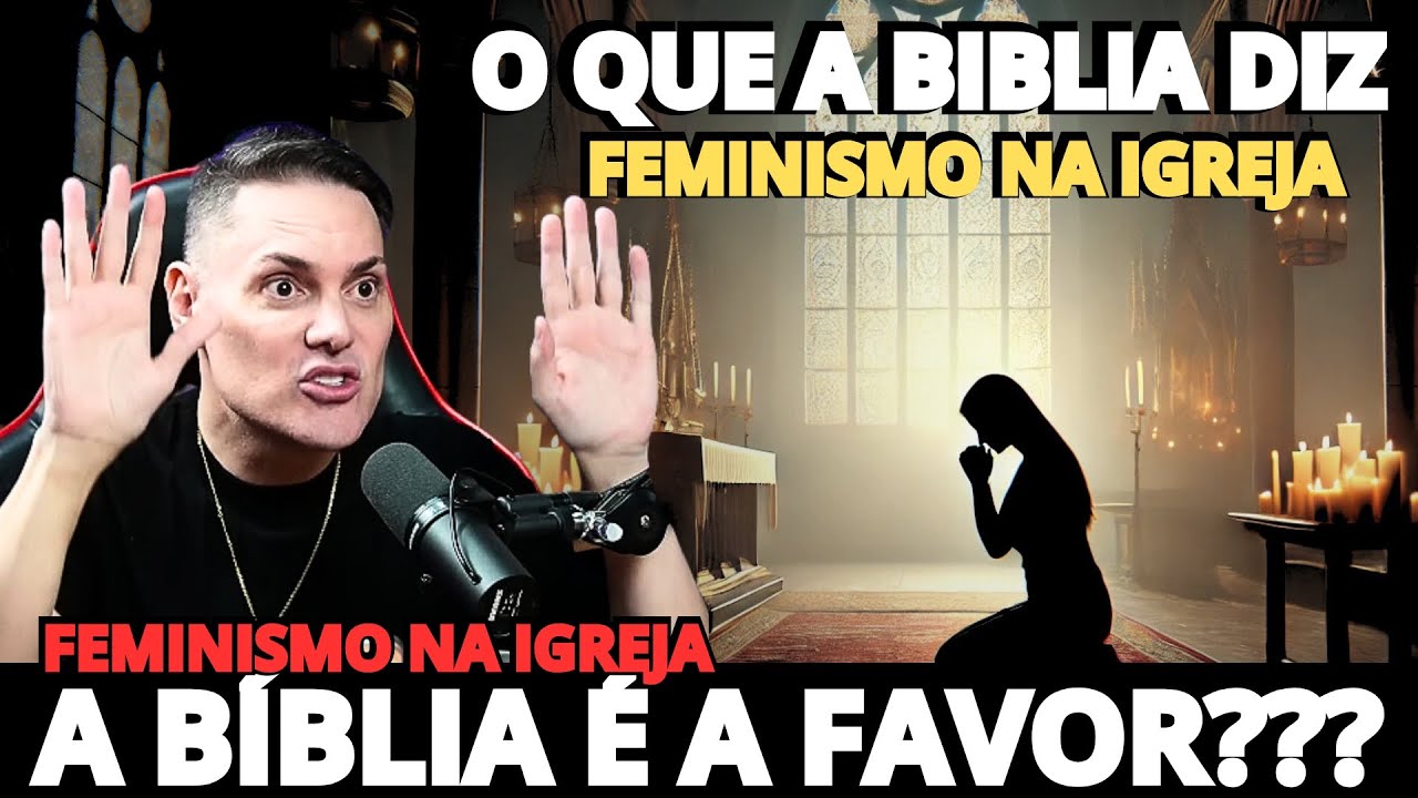 O papel da MULHER NA BÍBLIA  Reflexão com Padre Fábio Marinho sobre o FEMINISMO     #podcast3irmaos