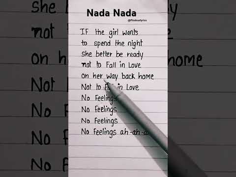 Nada Nada - Jmilton (Lyrics + English Translation) Super Slowed