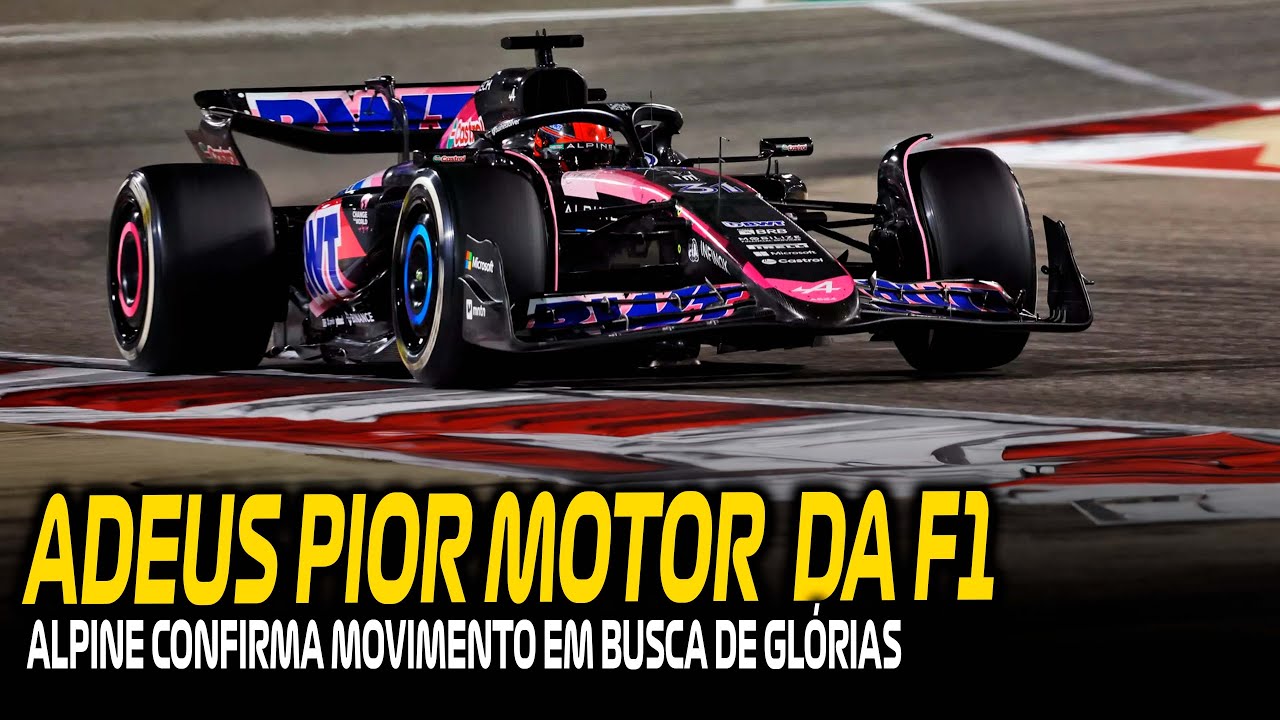 NEM A RENAULT QUIS A RENAULT! ALPINE CHUTA RENAULT OFICIALMENTE