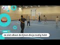 Wow! In deze sporthal kan je de lijnen aan- en uitzetten