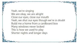 Joshua Radin - We Are Okay Lyrics