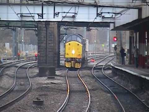 37515/37688 6c53 Crewe - Sellafield flasks 21st Nov.2007 BLAST FROM THE PAST.