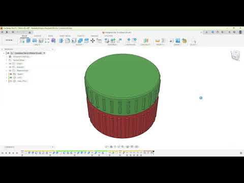 Container Parametric (Fusion 360) Ø15-120mm Hight 20-150mm by kevan ...