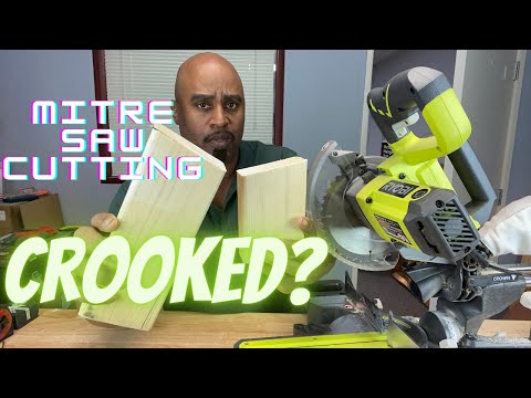 IS YOUR MITRE SAW NOT CUTTING STRAIGHT?
