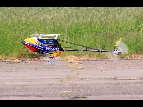 MIXED RC HELI SLOT / DISPLAY AT LONG MARSTON MODEL AIRCRAFT SHOW - 2015