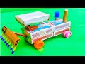 How To Make A Matches Box Tractor Very Easy At Home