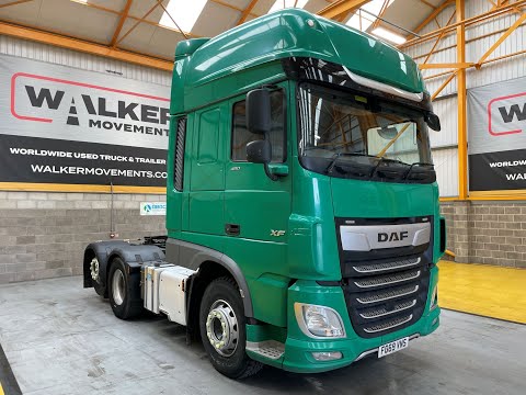 SOLD: DAF XF106 480 *EURO 6* SUPER SPACE, EURO 5, 6X2 TAG AXLE TRACTOR UNIT - 2019 - FG69 VNS