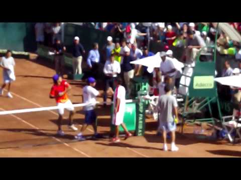 Copa Davis CHILE (Christian Garin) vs PERÚ (Duilio Beretta) 2015