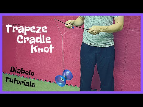 Diabolo Tricks|Chinese YoYo Tricks|Trapeze Cradle Knot|by Infinite Tutorials