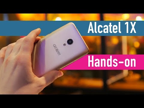 Alcatel 1X hands-on - Android Go at MWC 2018