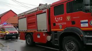 VIDEO FOTO: Incendiu pe strada Lutului din Sibiu - A luat foc o moară 1 video