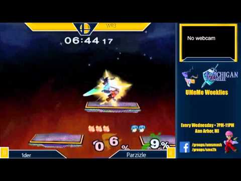 UMeMe 6 - 1der (Fox) vs. Parzival (Marth) Winners Round 3