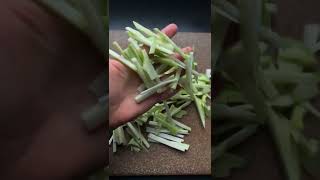 Leftover Broccoli Stalk Stir Fry