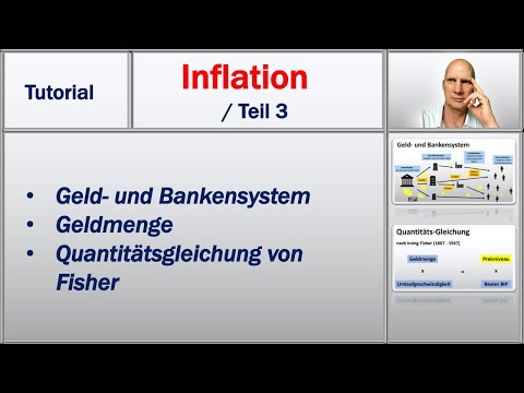 Inflation (Teil 3) Geld- und Bankensystem, Geldmenge, Quantitäts-Gleichung Fisher