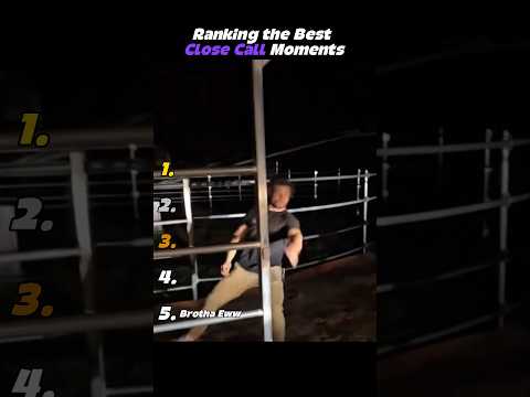 Ranking the Best Close Call Moments😨#shorts