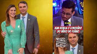 VAZA VIDEO DE FLAVIO BOLSONARO E AMANTE EM FESTA COM VORCARO - KIM KATAGUIRE DECLARA SABER DE TUDO