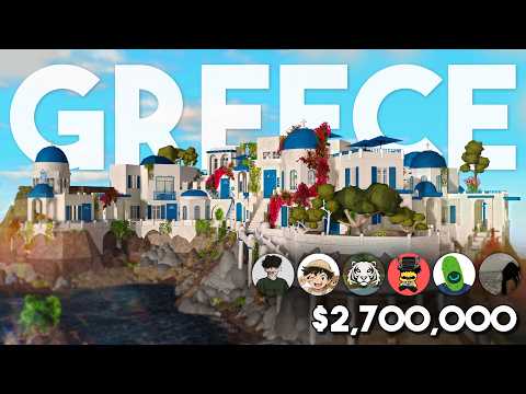 GREECE in BLOXBURG... ft. Faulty, Infenet, Blck, MicklePickle, Holly