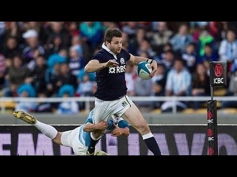 Tommy Seymour breaks create tries vs Argentina 2014