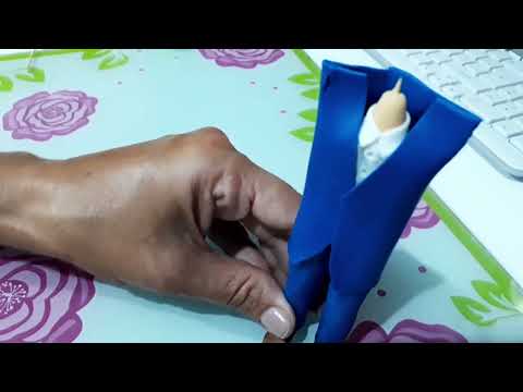 Noivinhos Biscuit Terno do Noivo passo a passo