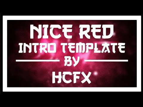 « Panzoid » Nice Red Intro Template ✦ New "Particles" ✦ Rate ?/10