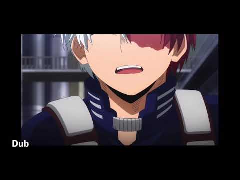 Todoroki sneezing | Sub vs Dub