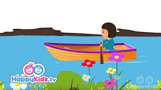 Row Row Row Your Boat - Nursery Rhymes For Kids And Children