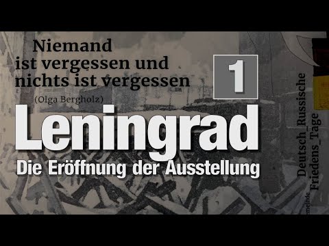 Video Thumbnail: leningrad ausstellung eröffnung 1920px