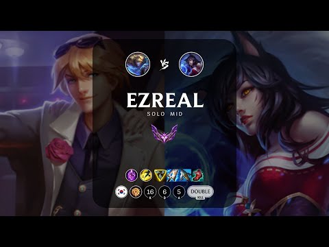 Ezreal Mid vs Ahri - KR Master Patch 13.14