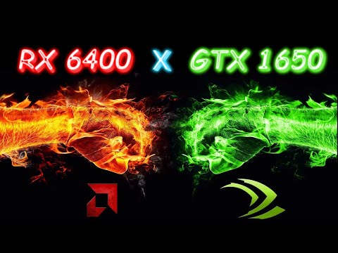 RX 6400 vs GTX 1650 + Ryzen 5 3600 - 6 games benchmark - "Ultra" - 1080p