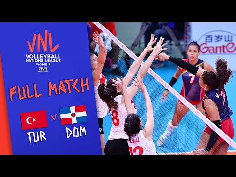 Turkey 🆚 Dominican Republic - Full Match | Women’s Volleyball Nations League 2019
