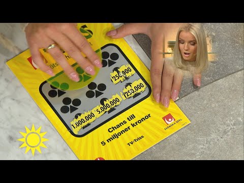 Alicia, 21, skrapar triss: Det står att du är pensionär i våra papper... - Nyhetsmorgon (TV4)