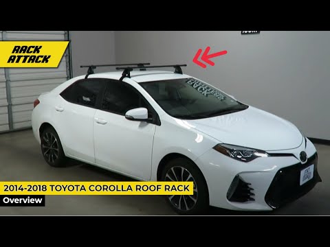 2014-2018 Toyota Corolla 4 Door with Yakima Corebar Baseline Roof Rack