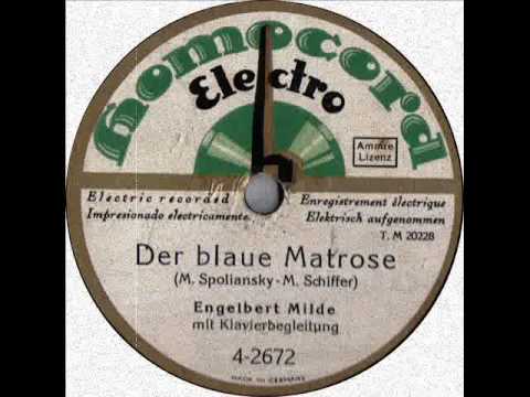 Engelbert Milde Der blaue Matrose